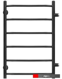 Полотенцесушитель Трапеция 50х60 6 перекладин (боковое подключение, черный матовый) Granula
