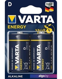Батарейки Energy D 2 шт. Varta