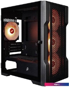 Корпус Trilobite T3 ARGB T3-BK-4F7 1stplayer