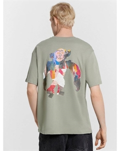 Футболка мужская серая с принтом из коллекции "#artuwear" Mark formelle