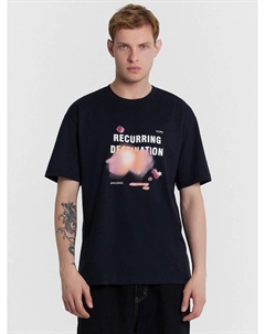 Футболка мужская синяя "recurring destination" Mark formelle
