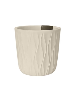 Горшок для цветов с дренажной вставкой Desert 11,2л (d265 h258мм) молочный Форма