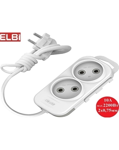 Удлинитель 2p 5м б/з (белый) 527-110205-260 Myra El-bi