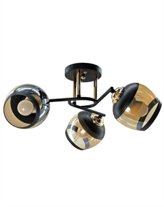 Светильник подвесной (CL) НПБ 02-3x60-101 A3615/3 черный/золото (3*60Вт, Е27) Aitin-pro