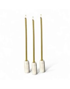 Набор подсвечников для тонких свечей 3шт Magic makers