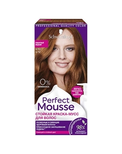 Краска-мусс для волос с ухаживающими компонентами Perfect mousse