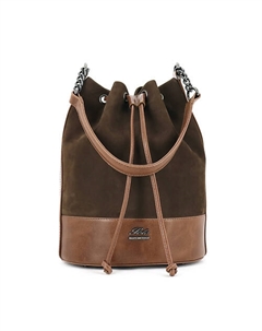 Сумка кисет из натуральной кожи Solo