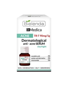 Сыворотка для лица DR MEDICA ACNE дерматологическая анти-акне 30 Bielenda