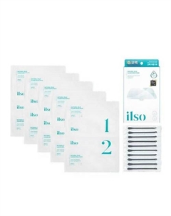 Очищающие двухэтапные патчи для носа от черных точек и высыпаний NATURAL MILD CLEAR NOSE PATCH Ilso