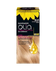 Стойкая крем-краска для волос с цветочными маслами, без аммиака Olia 112 Garnier