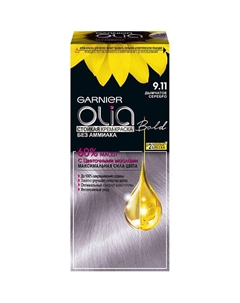 Стойкая крем-краска для волос с цветочными маслами, без аммиака Olia 112 Garnier