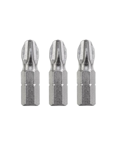 Бита INDUSTRY, PH2, 25 мм, сталь TQ60, 3 шт Kwb