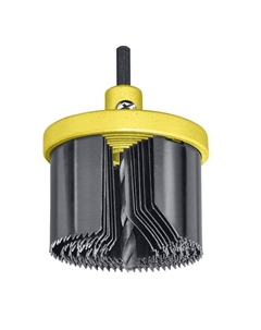 Коронка пильная наборная, 25-63х40 мм, сталь МК75, сверло d=6 мм, 7 шт Kwb