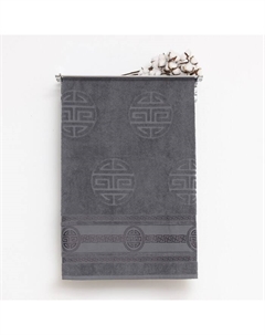 Полотенце махровое Спартак, размер 70х140 +/- 2см, серый,хлопок 100%опок, 430г/м2 Текстиль центр