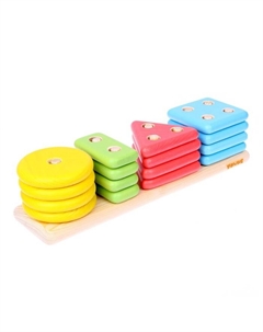 Развивающий набор - сортер «Пуговицы», 17 деталей Томик