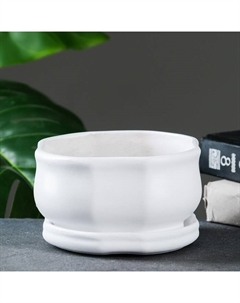 Горшок «Лилия» белое, 0 85 л/ 8,5х15 см Хорошие сувениры