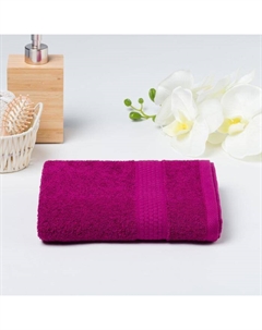 Полотенце махровое гладкокрашеное «Эконом» 70х130 см, цвет фуксия Алтын асыр