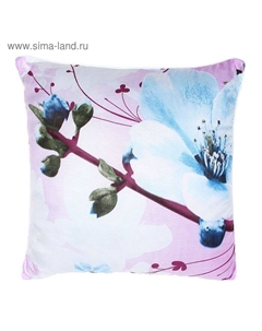 Подушка, размер 60х60 см, холофайбер, чехол МИКС Адамас