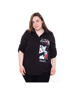 Сорочка женская, цвет черный, размер 54 Натали