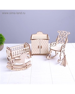 Конструктор «Детская для кукол Барби» Минч