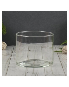 Ваза «Иберетта-100», 800 мл, 10×12 см, стекло, прозрачная Evis