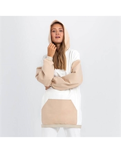 Худи женское : Casual Collection цвет бежевый/экрю, р-р 46 Minaku