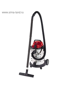 Пылесос строительный TC-VC 1930 SA, 1500 Вт, нерж сталь 30л, 250мм, d=36мм, розетка  539600 Einhell