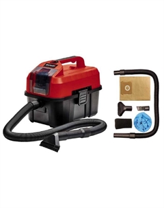 Пылесос строительный PXC TE-VC 18/10 Li-Solo, 10 л, 10м, 90 мбар, БЕЗ АКБ И ЗУ Einhell