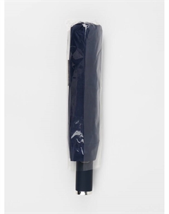 Зонт автоматический «Однотон», 3 сложения, 10 спиц, R=51/58 см, d=102 см, тёмно-синий Qf