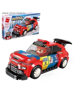 Конструктор Гонки «Спорткар», 1 минифигура и 188 деталей Qman