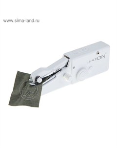 Швейная машина Luazon LSH-01, 4 Вт, портативная, 4хАА (не в комплекте), белая Luazon home