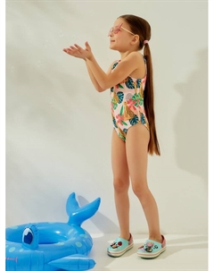 Купальный костюм детский «Леопард», рост 110-116 см (32) Kaftan