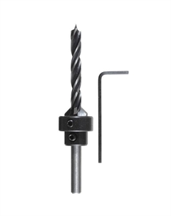 Зенкер-насадка и сверло по дереву, 3х60 мм, зенкер 10 мм, угол конуса 90°, сталь CV и WS  70137 Kwb