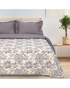 Покрывало гобеленовое «Роскошь», серебряный, 140х200 см, п/э 80%, хлопок 20%, 450 г/м Этель