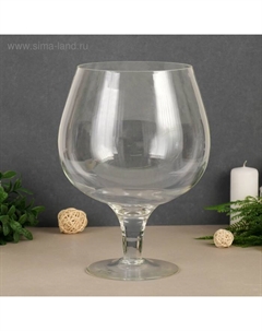 Ваза «Натали-3», бренди на средней ножке, 7 л, d=17 см, 33×22 см, стекло, прозрачная Evis