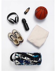 Сумка спортивная на молнии, регулируемый ремень, средний размер, разноцветная/синяя/белая Textura