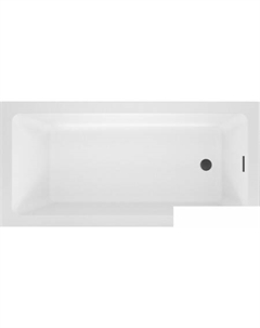 Ванна FreeDom 2.0 150x80 23300103R (встраиваемая ванна белый глянец, сифон-автомат матовый черный) Wellsee