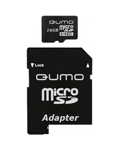 Карта памяти microSDHC (Class 4) 4GB (QM4GMICSDHC4) Qumo