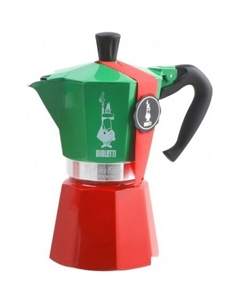 Гейзерная кофеварка Moka Express Tricolor (6 порций) Bialetti