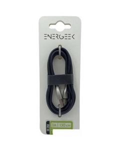 Кабель Energeek-Storm 30.358 USB Type-A - USB Type-C (1.3 м, черный) Atomic