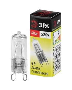 Галогенная лампа G9-JCD-40-230V-CL C0027378 Эра