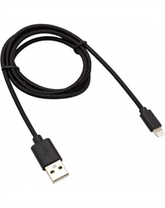 Кабель 18-7055 USB Type-A - Lightning (1 м, черный) Rexant
