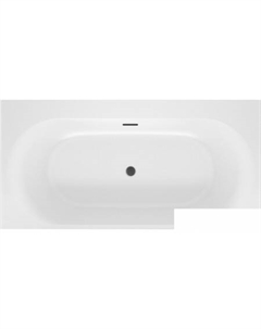 Ванна Dream For More 181x90 23790103R (встраиваемая ванна белый глянец, сифон-автомат матовый черный) Wellsee