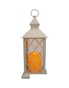 Садовый светильник-фигура Старый замок 362 (белый) Чудесный сад