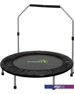 Батут D101 (с ручкой, черный) Sundays