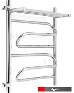 Полотенцесушитель Браво, с полочкой боковое подключение левое 50х60 см Granula