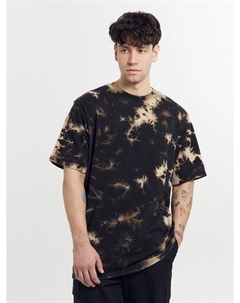 Футболка мужская коричневая в технике фаст-дай Mark formelle