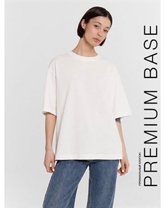 Футболка женская белая оверсайз Mark formelle