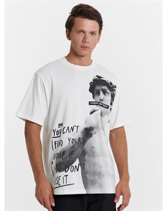 Футболка мужская белая с печатью Mark formelle