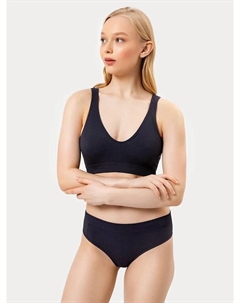 Бюстье черного цвета в рубчик Mark formelle